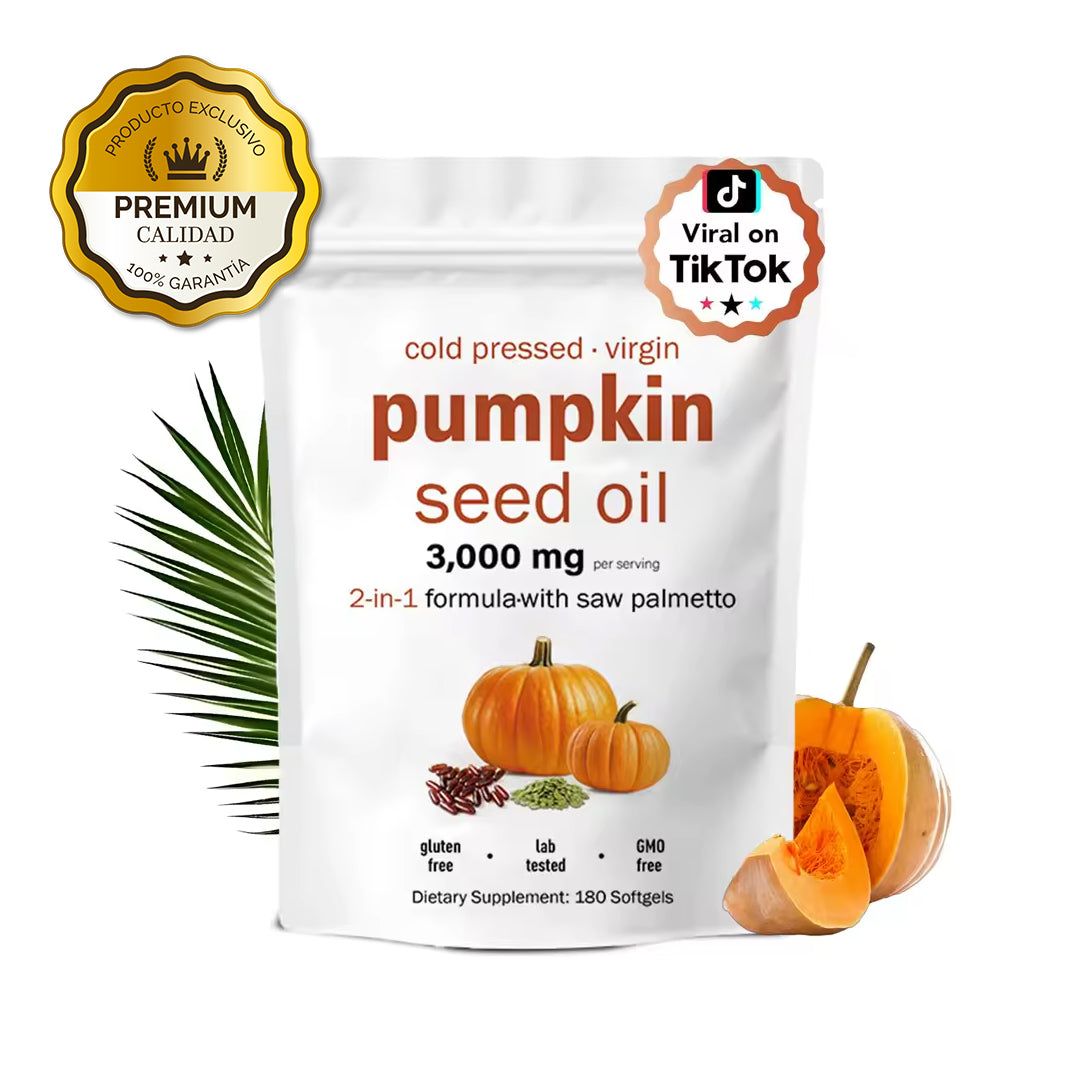 Aceite de semilla de calabaza — Bienestar masculino integral