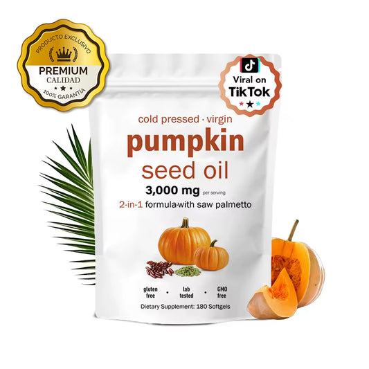 Aceite de semilla de calabaza — Bienestar masculino integral