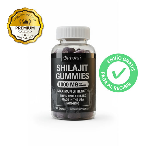 Shilajit Energía en Gomitas – Tu Refuerzo Diario Fácil y Delicioso
