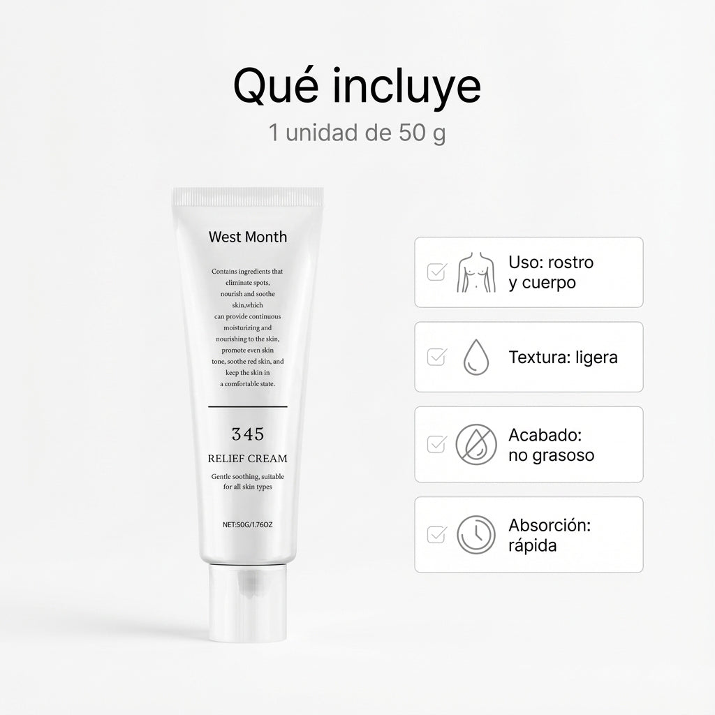 345 Relief Crema Reparadora Hidratante