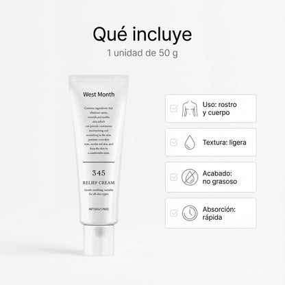 345 Relief Crema Reparadora Hidratante