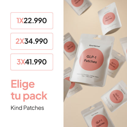 GLP-1 Kind Patches — Control Natural del Apetito por 24 h