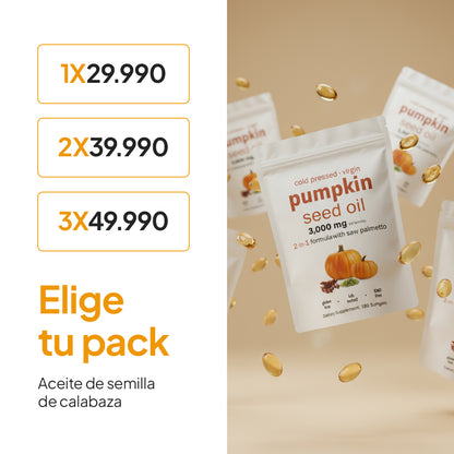 Aceite de semilla de calabaza — Energía, vitalidad y equilibrio interno