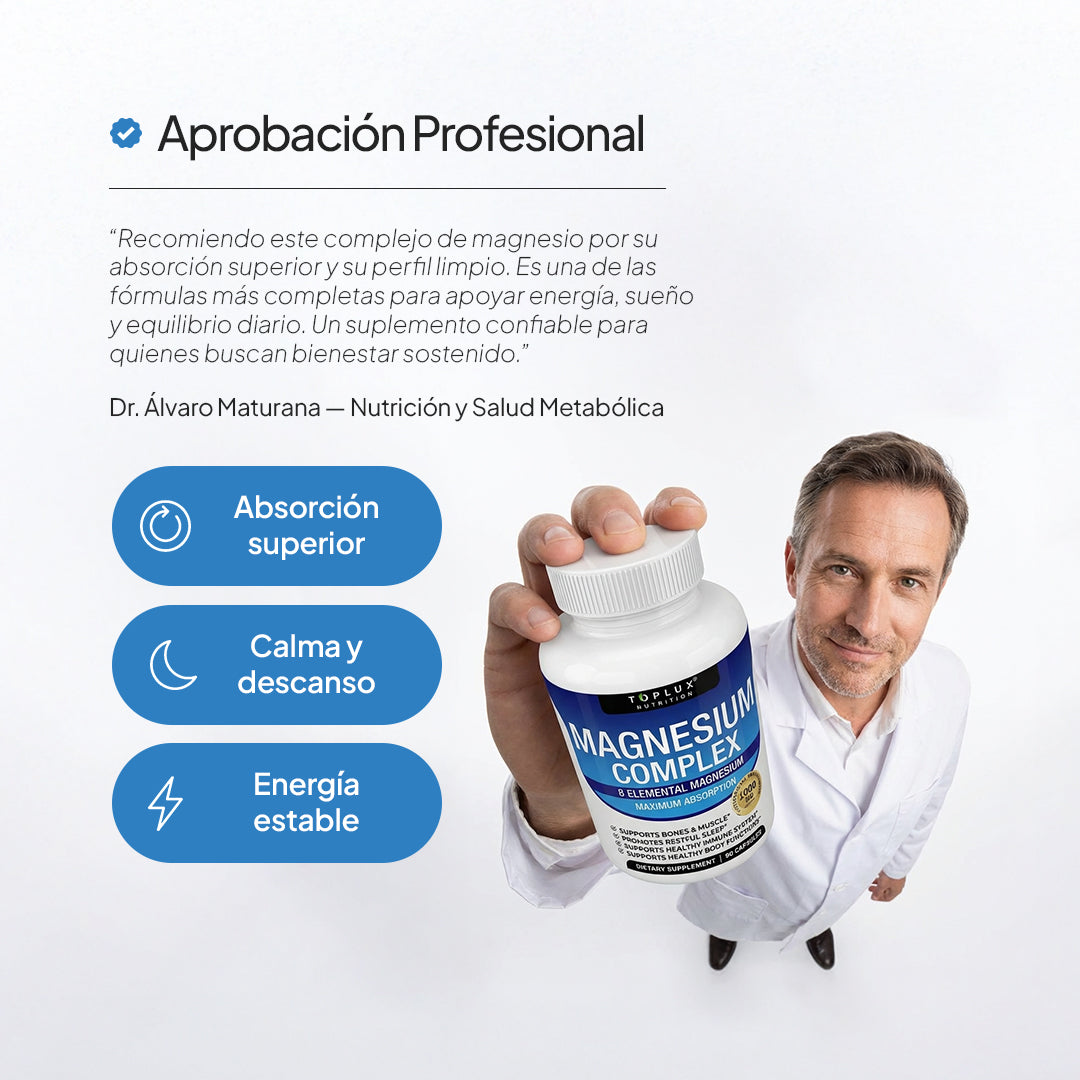 Magnesium Complex 8 – Energía Diaria Sostenida
